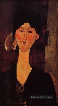 portrait Tableau Peinture - portrait de béatrice hastings 1915 Amedeo Modigliani